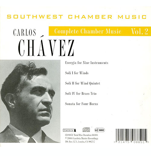 Carlos Chávez presenta Música Mexicana