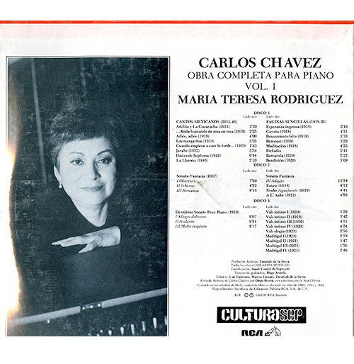 Carlos Chávez presenta Música Mexicana