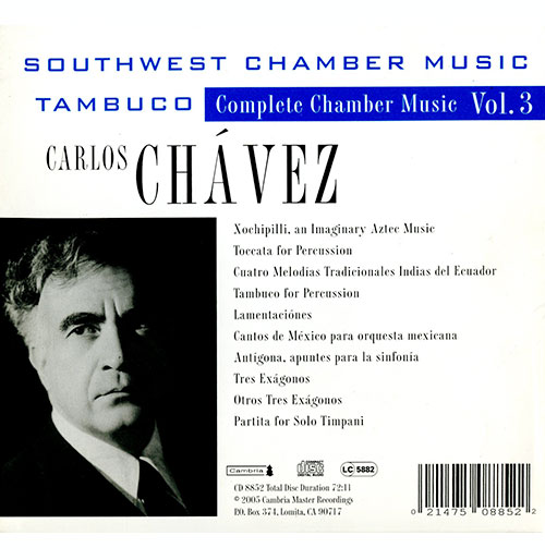 Carlos Chávez presenta Música Mexicana