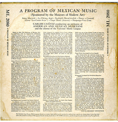 A Program of Mexican Music