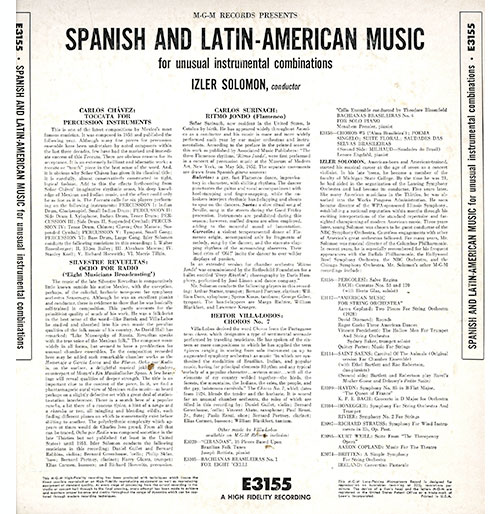 Spanish and Latin-American Music for Unusual Instrumental Combinations