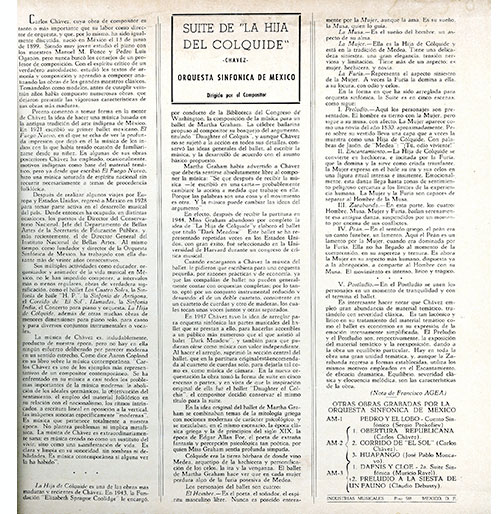 Carlos Chávez presenta Música Mexicana