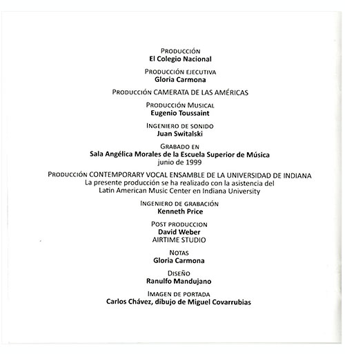 Carlos Chávez presenta Música Mexicana